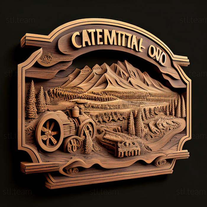 3D model Centennial Colorado (STL)